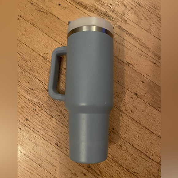 Stanley Blue Tumbler with Handle Accent - Picture 3 of 7